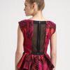Alice + Olivia Kota Boatneck Peplum Blouse in Pink - Lyst
