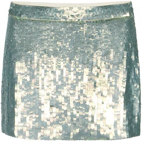 Allsaints Ariel Skirt in Green (menthe) - Lyst