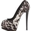 Giuseppe Zanotti Snow Leopard Peep Toe Pumps in Black (leopard) - Lyst