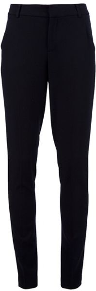 Helmut Lang Wool Narrow Pant in Black - Lyst