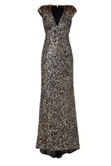 Jenny Packham  Sequin Long Dress