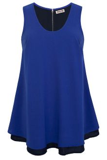 Lazy Lu Colourblock Double Layer Tunic - Lyst