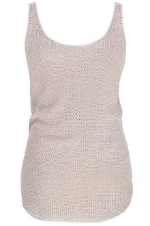 Lazy Lu Metallic Knit Vest - Lyst