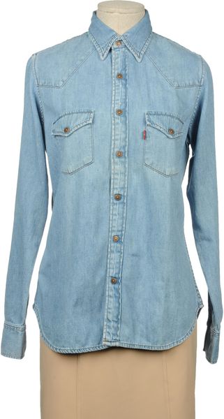 Levi's Denim Shirt - Lyst