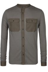 AllSaints Military Long Sleeved Henley