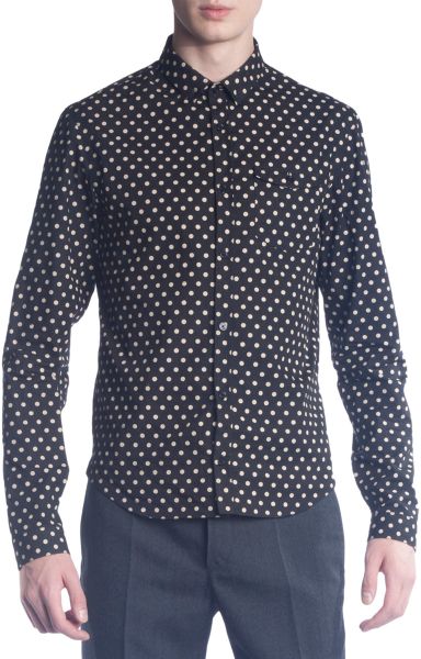 Burberry Prorsum Gingham Check Shirt in Black for Men - Lyst
