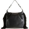 Christian Louboutin Justine Fringed Hobo in Black (red) - Lyst