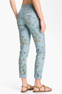 Citizens Of Humanity Mandy High Waist Slim Leg Floral Print Jeans - Lyst