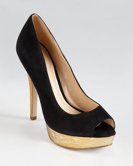 enzo angiolini platform pumps