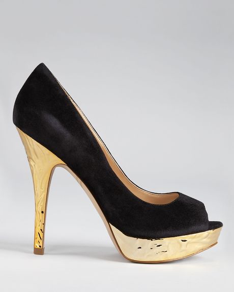 enzo angiolini platform pumps