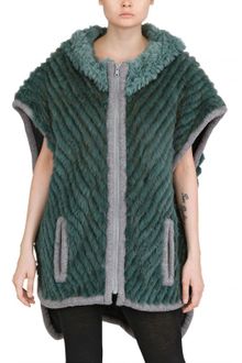 Hockley Rex Beaver Wool Knit and Rabbit Fur Coat - Lyst