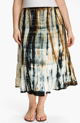 Karen Kane Tie Dye Tiered Skirt - Lyst