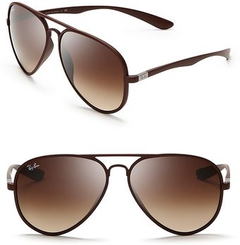 Ray-Ban Thermoplastic Aviator Sunglasses - Lyst