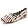 Splendid Cannes Striped Smoking Shoe in Multicolor (green) - Lyst