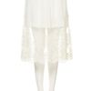 Topshop Cream Embroidered Lace Skirt in White (cream) - Lyst