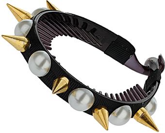 Topshop Pearl and Spike Bun Cover - Lyst