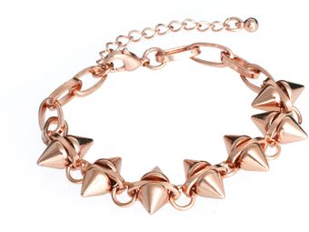 Asos Double Spike Bracelet - Lyst