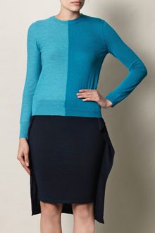 Carven Button Back Sweater - Lyst