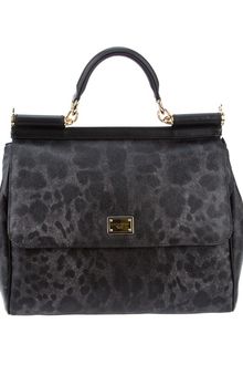 Dolce & Gabbana Leopard Print Shoulder Bag - Lyst