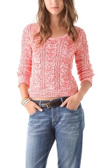 Free People Cabletown Pullover - Lyst