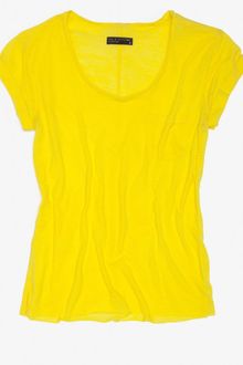 Rag & Bone/knit Exclusive Pocket Tee Yellow - Lyst