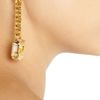 Versace Goldplated Crystal Earrings in Gold - Lyst