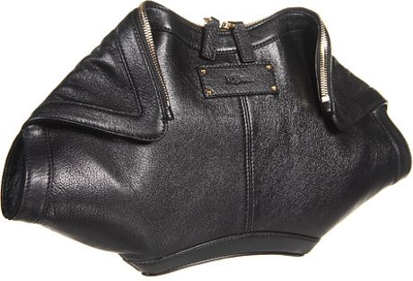 Alexander Mcqueen De Manta Clutch in Black (n) - Lyst