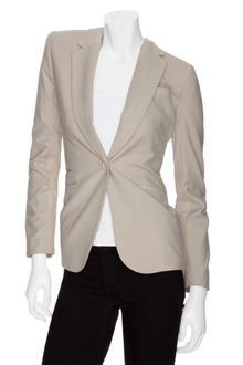 Elizabeth And James Leather Trim Rex Blazer - Lyst