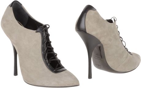 Giuseppe Zanotti Laced Shoes in Gray (grey) - Lyst