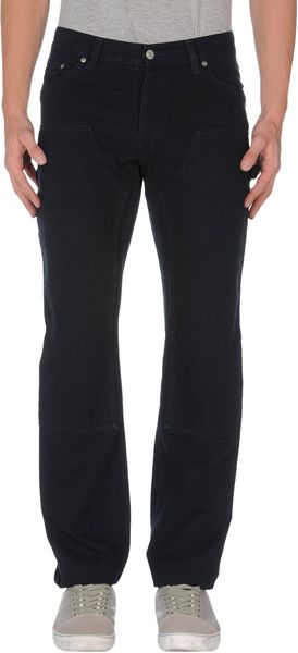 Helmut Lang Casual Pants in Blue for Men - Lyst