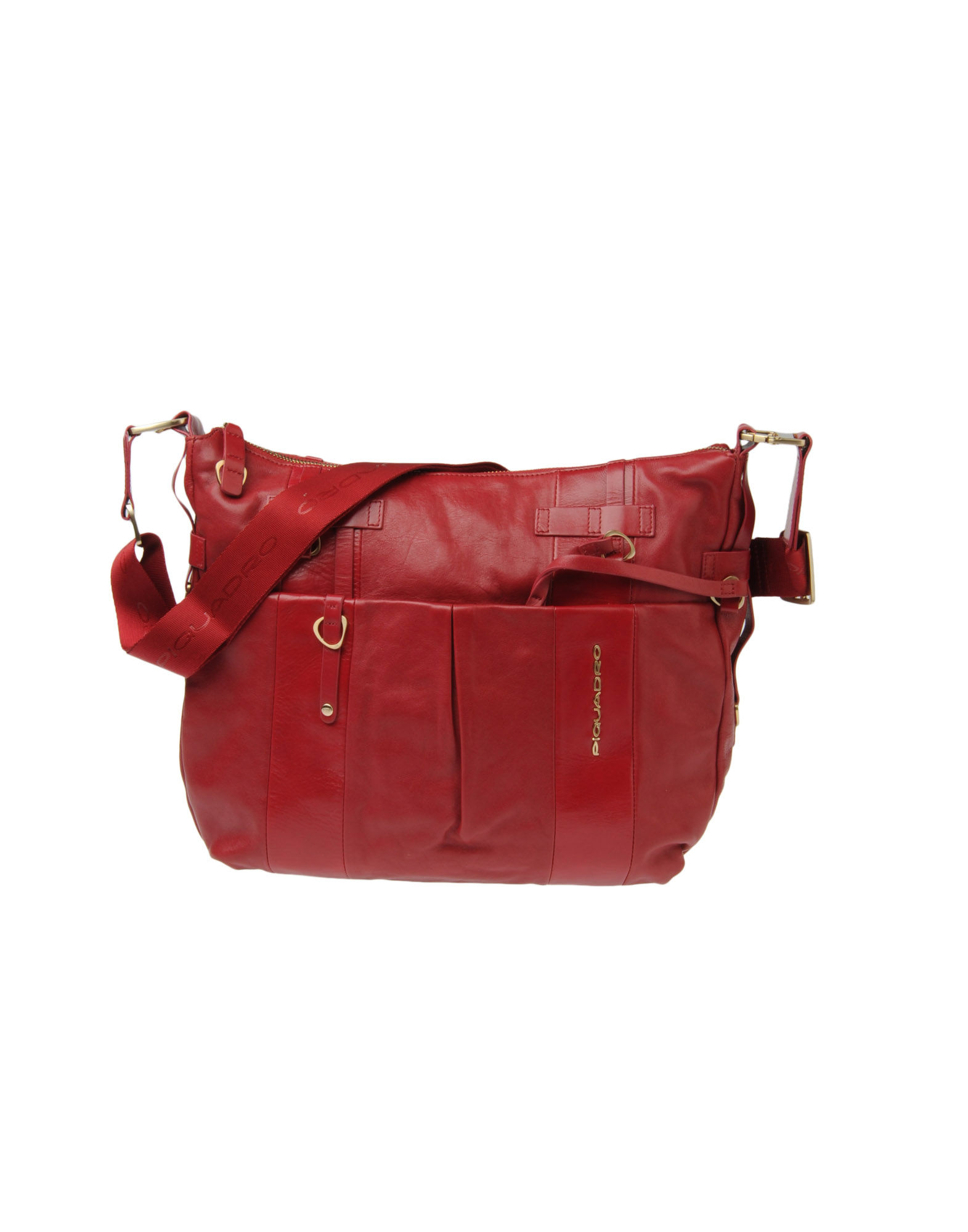 Piquadro Large Leather Bag in Red Lyst
