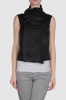 Rick Owens Leather Outerwear - Lyst