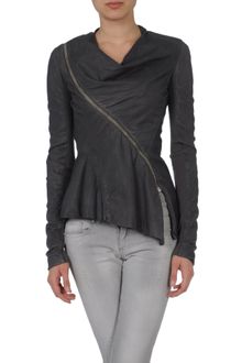 Rick Owens Leather Outerwear - Lyst