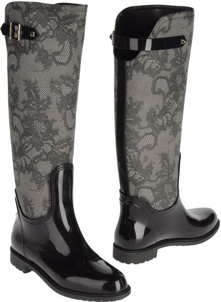 Valentino Boots in Gray (grey) - Lyst
