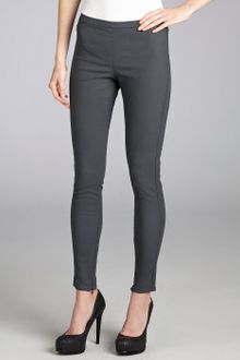 Victoria Beckham Deep Moss Green Waxed Cotton Skinny Pant - Lyst