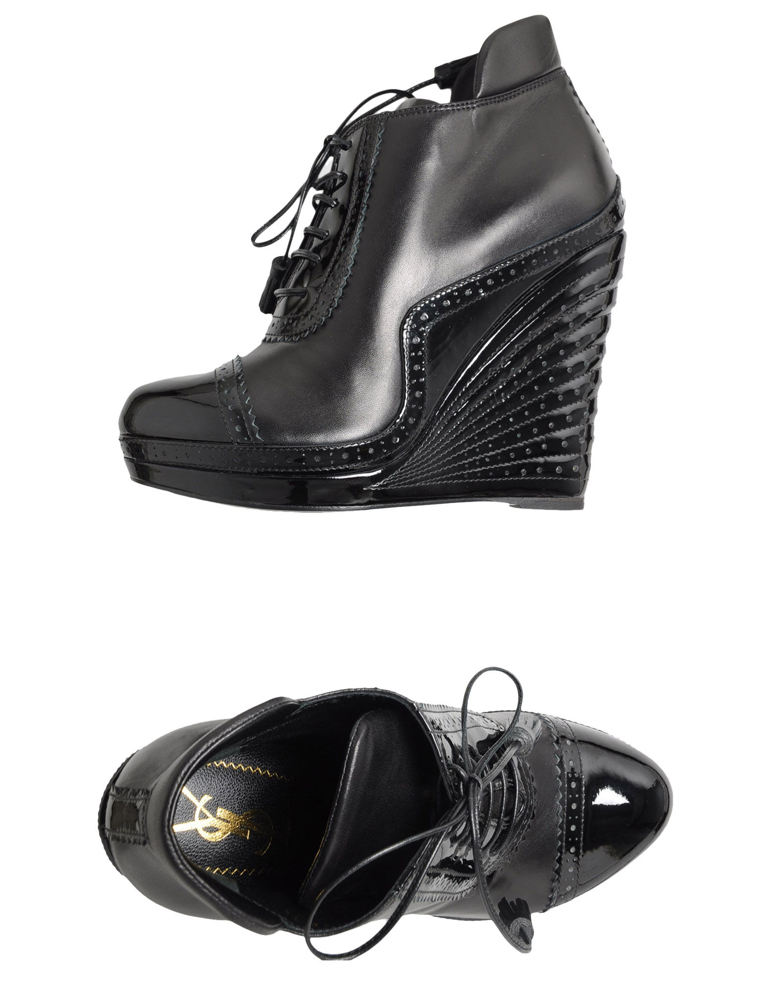 saint laurent wedge shoes