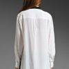 Bcbgmaxazria Blouse in White (white combo) - Lyst