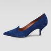 Elizabeth And James Clark Pointedtoe Suede Smokingslipper Pump Blue in Blue - Lyst