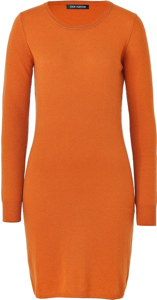 Iris Von Arnim Mandarin Falcon Knit Dress - Lyst
