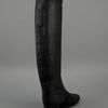 Lanvin Concealed Wedge Boots in Black - Lyst