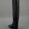 Lanvin Concealed Wedge Boots in Black - Lyst