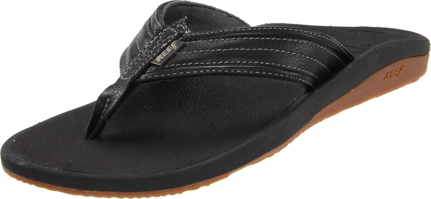 reef mens leather sandals