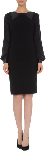 Versace Short Dress in Black - Lyst