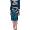 Versace Short Dress in Blue (fuchsia) - Lyst