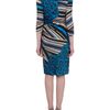 Versace Short Dress in Blue (fuchsia) - Lyst