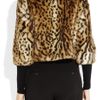 Dkny Animal Print Faux Fur Jacket in Animal (leopard) - Lyst
