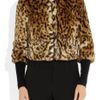 Dkny Animal Print Faux Fur Jacket in Animal (leopard) - Lyst