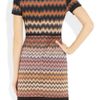 Missoni Zigzag Crochetknit Woolblend Dress in Multicolor (multicolored) - Lyst