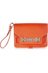 Proenza Schouler Ps11 Textured Leather Wristlet Clutch