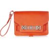 Proenza Schouler Ps11 Textured Leather Wristlet Clutch in Orange - Lyst